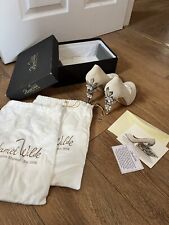 Harriet Wilde Embellished Sakura Wedding Shoes in Nude Cream Size UK 7 (EU 40)