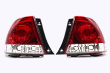 NEW RED/CLEAR Tail Lights Rear