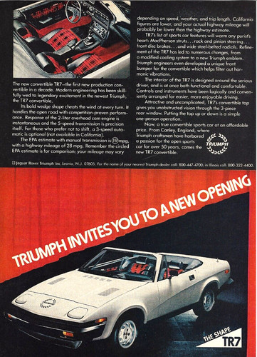 1979 triumph tr7 convertible - 1979,