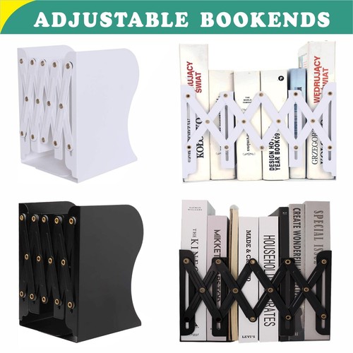 Expandable metal bookends - metal,