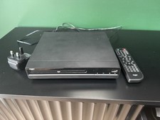 Bush CDV-03965 Compact DVD Player Black With Genuine Remote Tested! Caravan