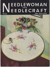 Needlewoman & Needlecraft magazine No. 62 - Embroidery, knitting inc transfer