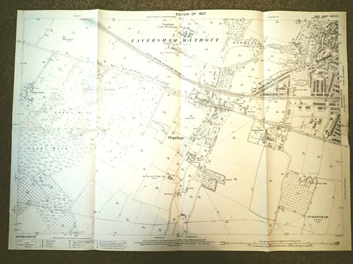 Kent old map - map, plan