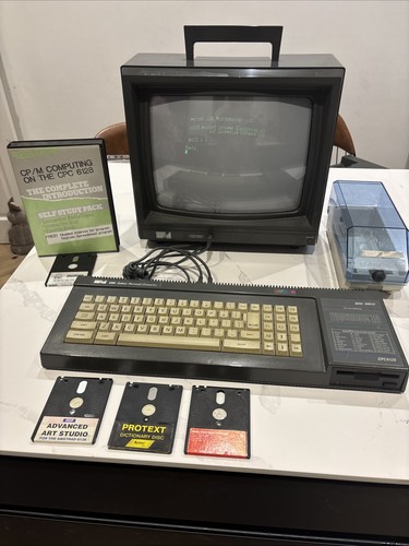 Amstrad cpc 6128 computer with - amstrad,