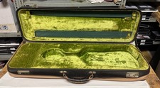 Nice quality vintage German made 4/4 size violin case with canvas cover