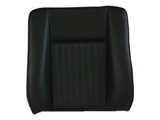 Land Rover Series 2, 2A & 3 Black Deluxe Vinyl Outer Squab Seat Back - MRC6982