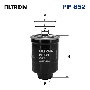 852 filtron fuel filter for - fuel,