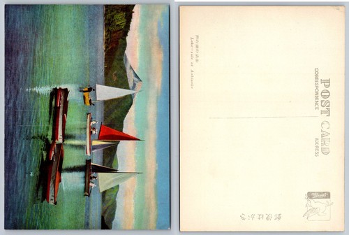 Vintage lake ashinoko japan - ashinoko,