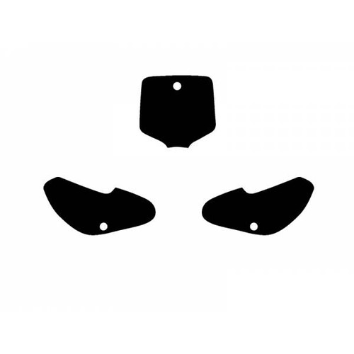 Number plate stickers - number,