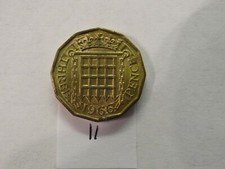 1966 Elizabeth II Three-Pence