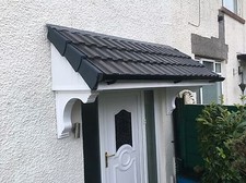 Door Canopy Fully Installed