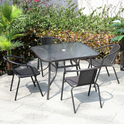 Garden furniture glass table - garden, &
