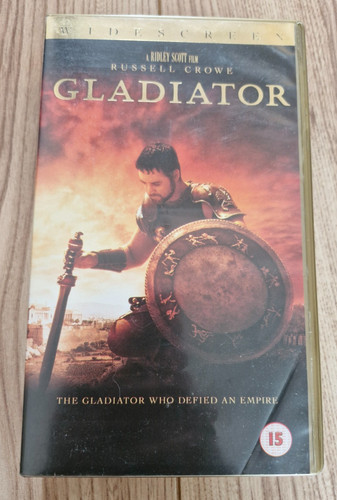 Gladiator rare widescreen vhs - gladiator,