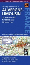 Road Map Auvergne-Limousin (AA Touring Map France 09): No. 9 - Aa Publishing