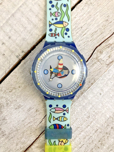 Vintage 1998 swatch scuba 200 - scuba,