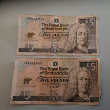 2005 Royal Bank of Scotland Five Pound Bank Note, Jack Nicklaus Commemorative