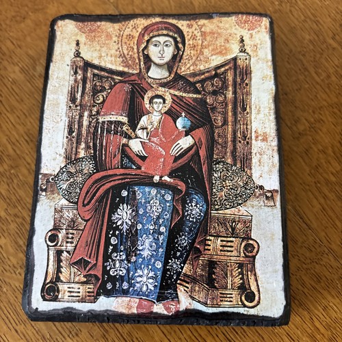 Virgin mary and child icon - virgin,