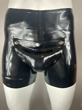 Rubber Latex Boxer Shorts Codpiece