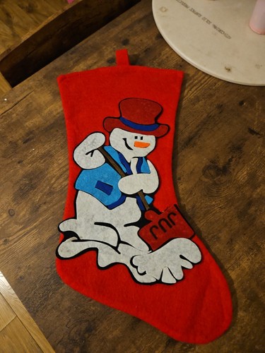 Vintage christmas stocking - christmas,
