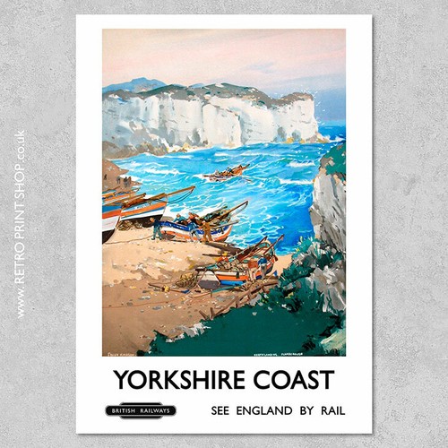Yorkshire coast poster - coast,