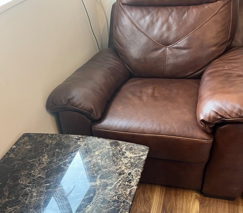Harveys seater leather - 1-,
