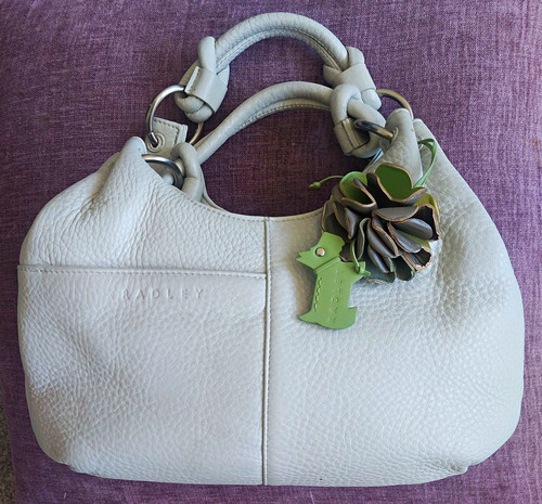 Radley white pebbled leather - white,