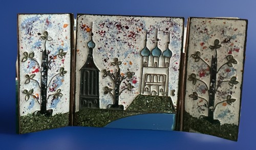 Russian enamel folding - russian,