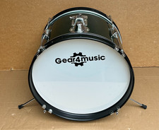 Gear4music 16'' X 12'' Bass Drum  Wood  Green + Junior Pedal