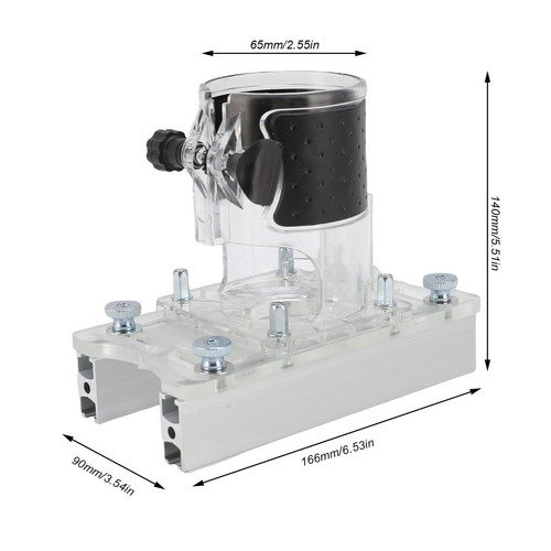 Wood trimmer router base - router,