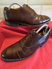 Saxone Brown Leather Mens