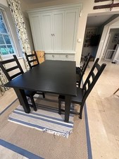 Dining table and 4 chairs set