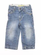 RJR.John Rocha Boys Blue Cotton Blend  Jeans Size 12-18 Months