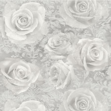 Luxury Grey Roses  Silver