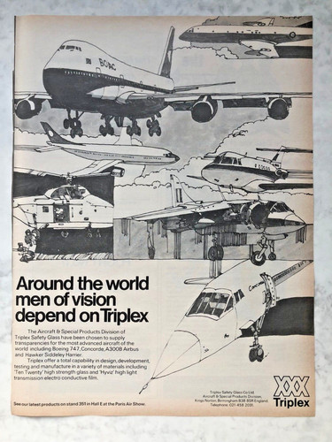 1973 aircraft advert triplex - 1973,