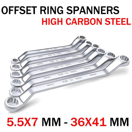 Offset ring spanners 5mm - offset,