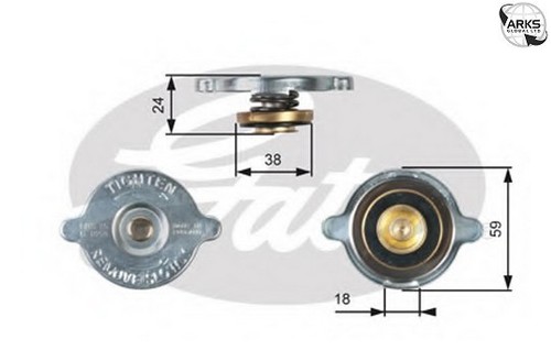 Gates radiator cap rc113 - gates,