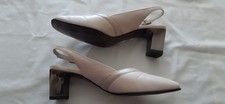 Ladies Cream Sling Back