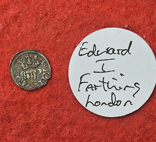 Edward 1st farthing - farthing,