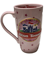 Alton Towers Resort Mug Pink