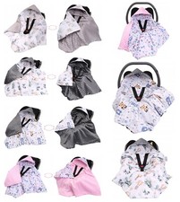 Baby Car Seat Hooded Blanket