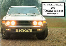 Toyota Celica 1600 ST Coupe 1973-1974 UK Market Foldout Sales Brochure