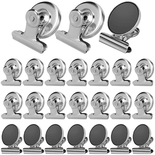 12pcs office magnetic bulldog - 12pcs,