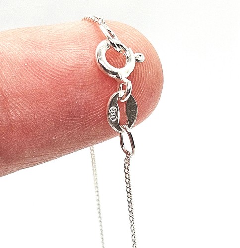 Silver chain necklace - chain,