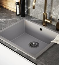 GoodHome Sorrel Polished Grey