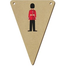 5 x 140mm 'Royal Guard Soldier' Bunting Pennants / Flags (BN00075790)