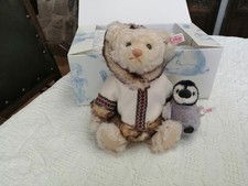 Steiff eskimo teddy bear - eskimo, with
