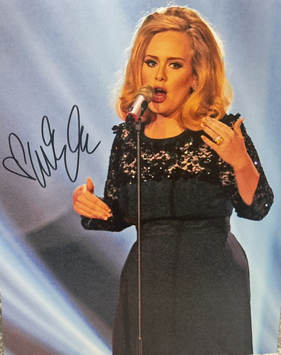 Fabulous adele hand signed - hand,