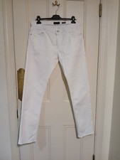 Massimo Dutti Men's White Slim
