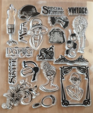 Art Deco Clear Stamp Set -