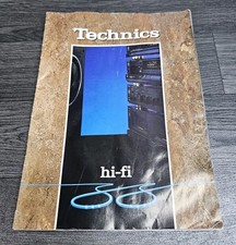 Technics Hi Fi System Brochure Catalogue Spring 1988 Vintage Audio 